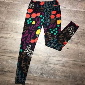 Lularoe Leggings One Size Nature Print